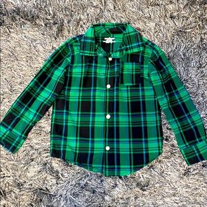 5T Boys long sleeved button-up